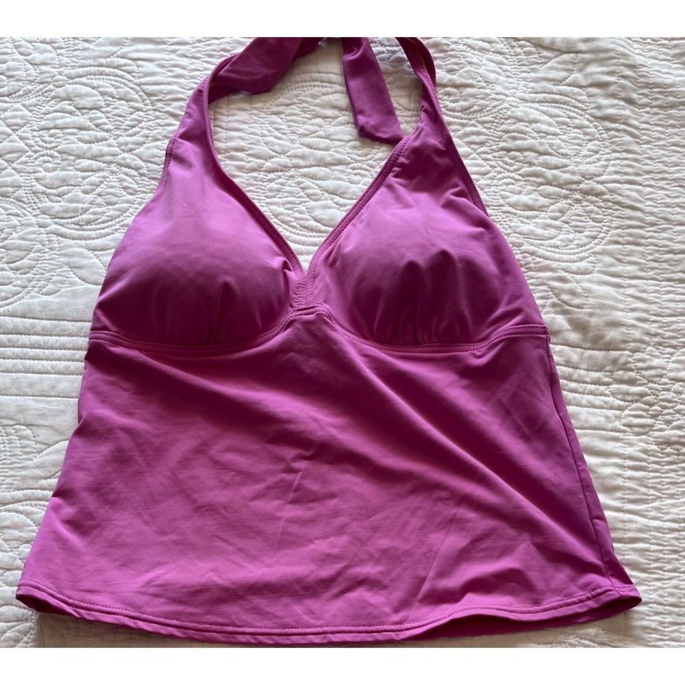 Lands End Halter Tankini Top And Matching Bottoms Gem